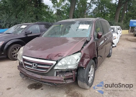 2007 Honda Odyssey Ex из США, поврежденный, VIN 5FNRL38447B113341